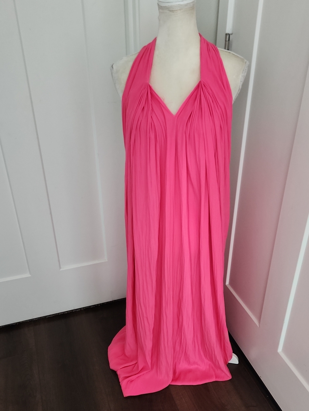 A.L.C. Pink Halter Maxi Dress